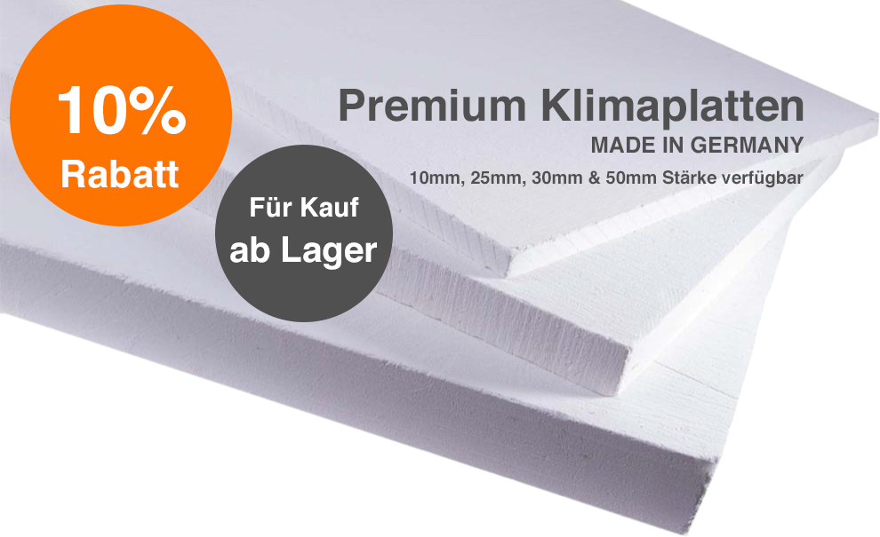 Lagerverkauf Klimaplatte
